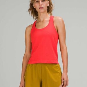 Lululemon pink punch swiftly tech tank race length 2.0